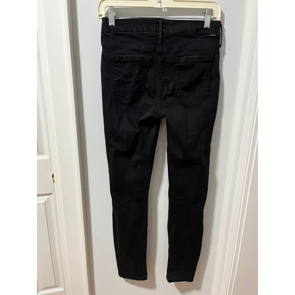 Mother The Looker Skinny Jeans Not Guilty Black High Rise Denim 27 - Picture 3 of 12